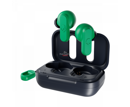 Skullcandy DIME TRUE vezetéknélküli fülhallgató, sötétkék/zöld