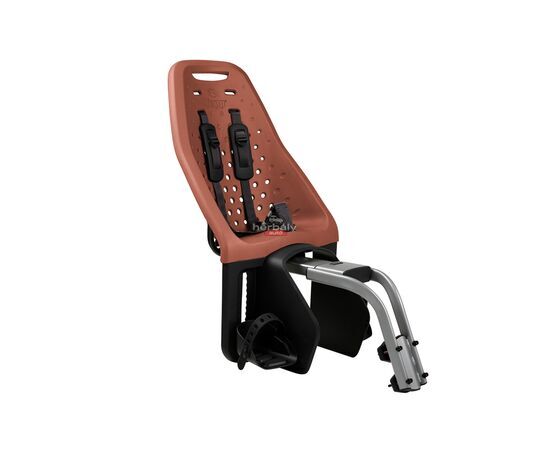 Thule Yepp Maxi 12020236 hátsó kerékpáros gyerekülés adapterrel, Barna