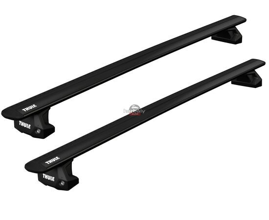 Thule Wingbar EVO 150 cm tetőcsomagtartó fixpontos autókhoz, fekete (Volkswagen típusokra (THU_710700_KIT7009_711520) 