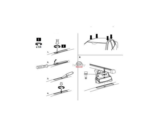 Thule szerelőkészlet KIT7003 (Szerelő készlet)