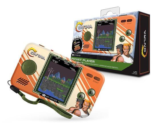 My Arcade DGUNL-3281 Contra 2in1 Premium Edition Pocket Player Hordozható Kézikonzol