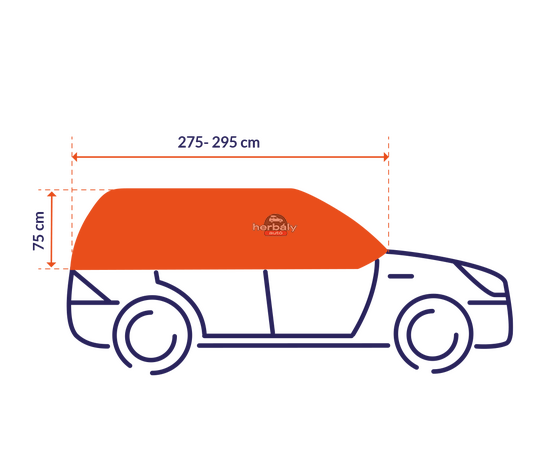 CarPassion Half UV/Fagyálló 10017 M/L autóponyva