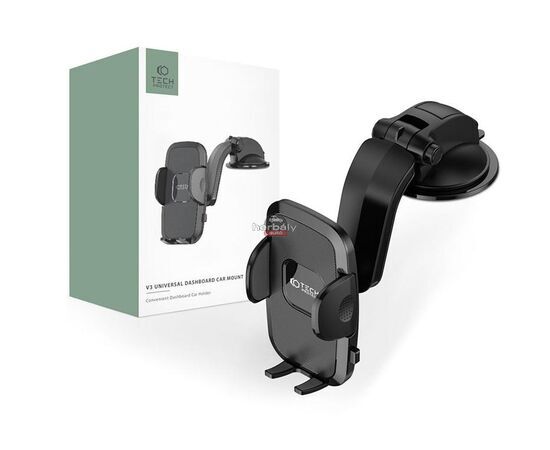 Univerzális műszerfalra helyezhető PDA/GSM autós tartó - Tech-Protect Universal Dashboard Car Mount V3D - fekete