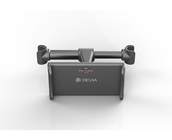 Devia univerzális fejtámlára szerelhető telefon/tablet autós tartó 5 - 12 '' méretű készülékekhez - Devia Magic Clip Car Back Seat Tablet Bracke - fekete