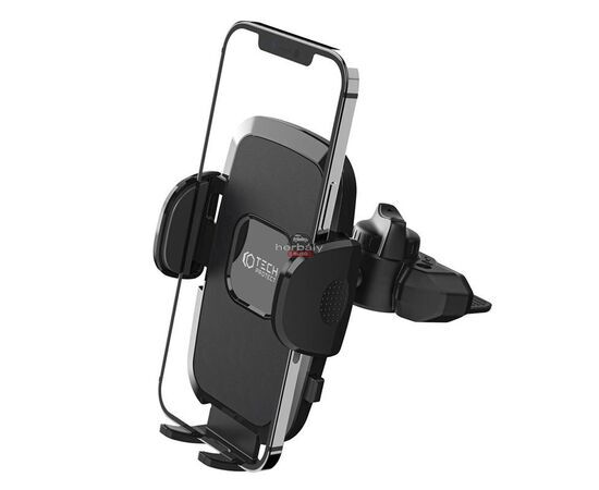 Univerzális CD-lejátszóba illeszhető PDA/GSM autós tartó - Tech-Protect Universal CD Car Mount V3 - fekete