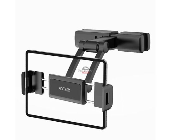 Tech-Protect univerzális fejtámlára szerelhető telefon/tablet autós tartó - Tech-Protect V2 Headrest Car Mount - fekete