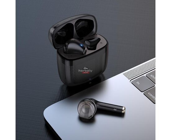 HOCO TWS Bluetooth sztereó headset v5.1 + töltőtok - HOCO EW15 True Wireless Earphones with Charging Case - fekete