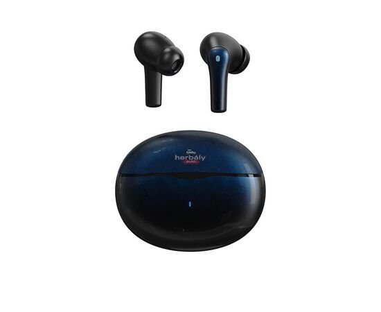 Devia TWS Bluetooth sztereó headset v5.2 + töltőtok - Devia TWS-M4 Earphone TrueWireless Earphones with Charging Case - sötétkék
