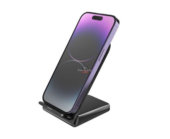 Tech-Protect Qi univerzális vezeték nélküli töltő állomás - 15W - Tech-Protect S2 Wireless Charger for Phone - fekete