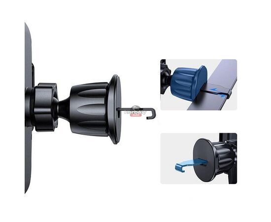 Univerzális szellőzőrácsba illeszthető autós tartó - Tech-Protect V3 Universal Air Vent Car Mount - fekete
