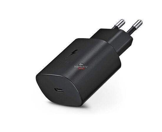 Samsung gyári USB hálózati töltő adapter Type-C bemenettel - 5V/3A - EP-TA800EBEPD.3.0 Super Fast Charging - fekete (ECO csomagolás)