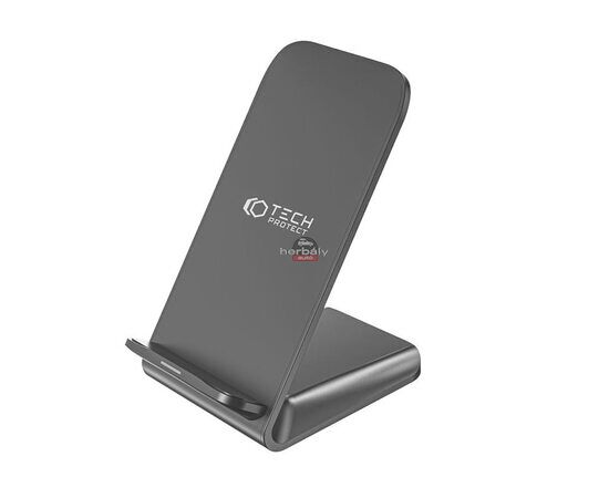 Tech-Protect Qi univerzális vezeték nélküli töltő állomás - 15W - Tech-Protect S2 Wireless Charger for Phone - fekete