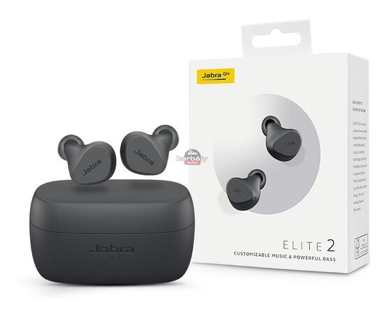 Jabra TWS Bluetooth sztereó headset v5.2 + töltőtok - Jabra Elite 2 True Wireless Earphones with Charging Case - sötét szürke