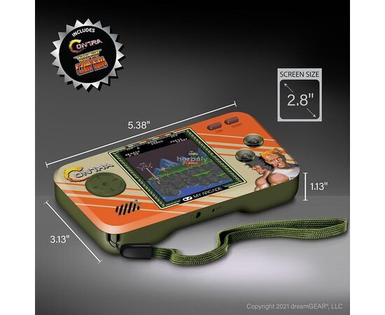 My Arcade DGUNL-3281 Contra 2in1 Premium Edition Pocket Player Hordozható Kézikonzol
