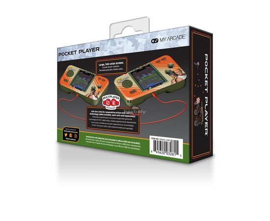 My Arcade DGUNL-3281 Contra 2in1 Premium Edition Pocket Player Hordozható Kézikonzol