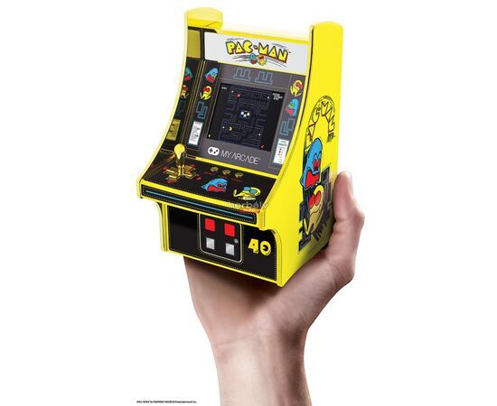 My Arcade DGUNL-3290 Pac-Man 40th Anniversary Micro Player Retro Arcade 6.75" Hordozható Játékkonzol