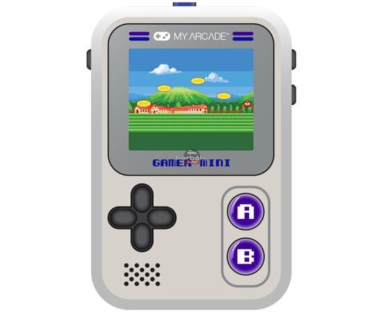My Arcade DGUN-3924 Gamer Mini Classic 160in1 Szürke & Lila Hordozható Kézikonzol