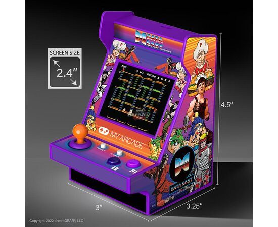 My Arcade DGUNL-4121 Data East 200+ Nano Player Retro Arcade 4.5"Hordozható Játékkonzol