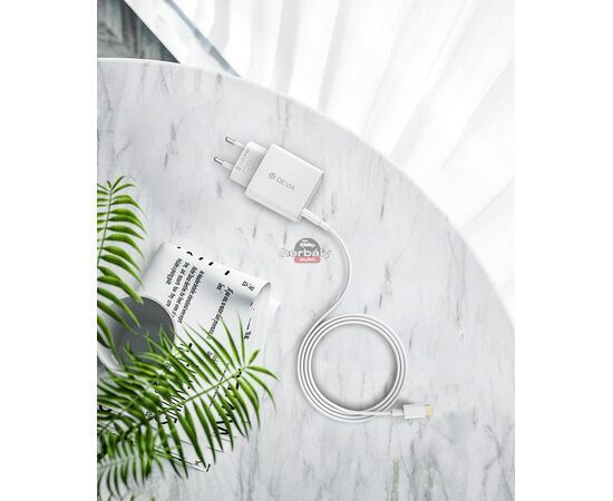 Devia hálózati töltő adapter Type-C bemenettel - 20W - Devia Smart Series PD3.0 Quick Charger - fehér