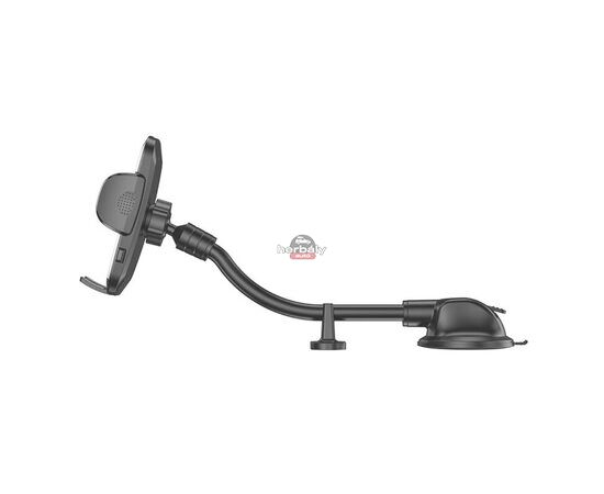 Univerzális műszerfalra/szélvédőre helyezhető PDA/GSM autós tartó - Tech-ProtectUniversal Windshield Dashboard Car Mount V3W-D - fekete
