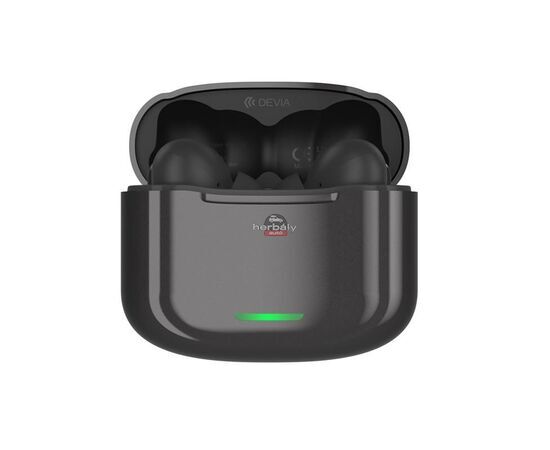Devia TWS Bluetooth sztereó headset v5.1 + töltőtok - Devia ANC-E1 Star Series True Wireless Earphones with Charging Case - fekete