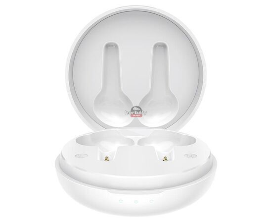 HOCO TWS Bluetooth sztereó headset v5.1 + töltőtok - HOCO ES55 True Wireless Earphones with Charging Case - fehér