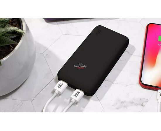 Univerzális hordozható, asztali akkumulátor töltő - Juice ECO MAX Power Bank - 2xUSB + Type-C - 20.000 mAh - fekete