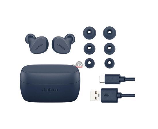 Jabra TWS Bluetooth sztereó headset v5.2 + töltőtok - Jabra Elite 2 True Wireless Earphones with Charging Case - kék
