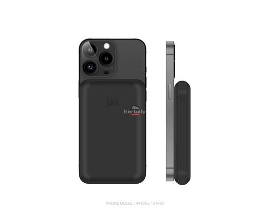 Univerzális hordozható, asztali akkumulátor töltő - Juice ECO 3 MagTec Power Bank - USB + Type-C - 10.000 mAh - fekete