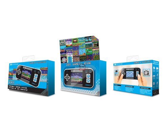 My Arcade DGUN-3919 Gamer V Classic 220in1 Fekete & Kék Hordozható Kézikonzol