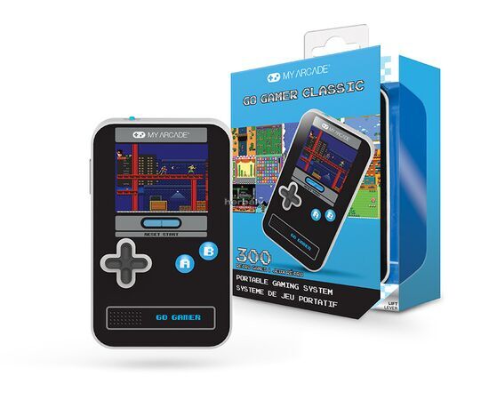 My Arcade DGUN-3913 Go Gamer Classic 300in1 Fekete & Kék Hordozható Kézikonzol