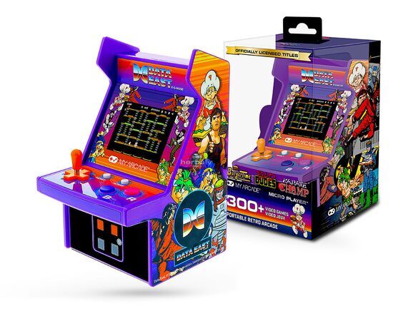 My Arcade DGUNL-4124 Data East 300+ Micro Player Retro Arcade 6.75" Hordozható Játékkonzol