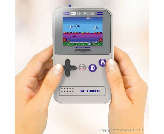 My Arcade DGUN-3910 Go Gamer Classic 300in1 Szürke & Lila Hordozható Kézikonzol