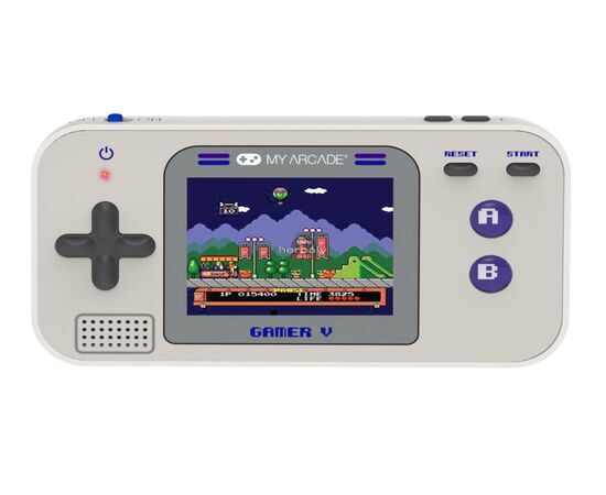 My Arcade DGUN-3920 Gamer V Classic 220in1 Szürke & Lila Hordozható Kézikonzol