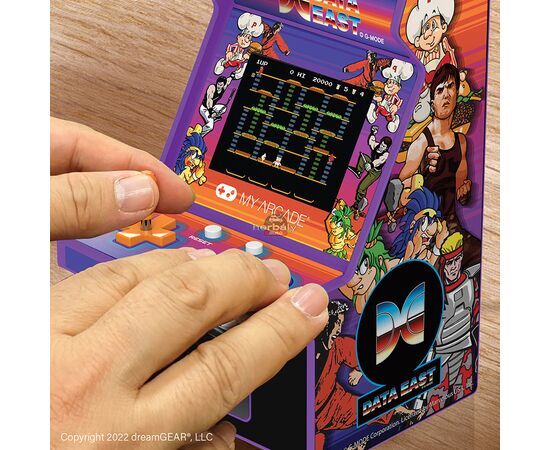 My Arcade DGUNL-4124 Data East 300+ Micro Player Retro Arcade 6.75" Hordozható Játékkonzol