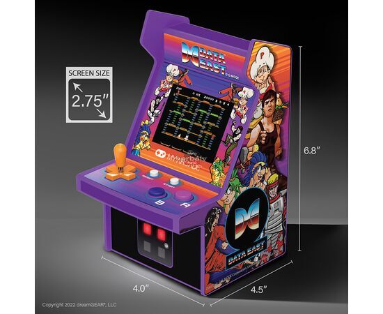 My Arcade DGUNL-4124 Data East 300+ Micro Player Retro Arcade 6.75" Hordozható Játékkonzol