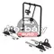 CRUZ Tailo 940-442 kerékpártartó adapter 2db kerékpárhoz, fekete