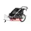 Thule Chariot Lite 2 10203022 Multifunkciós gyermekszállító, fekete