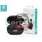 Devia TWS Bluetooth sztereó headset v5.0 + töltőtok - Devia Joy A6 Series True Wireless Earphones with Charging Case - fekete