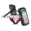 Univerzális kerékpárra/motorkerékpárra szerelhető, por- és cseppálló telefontartó 6.4-8'' méretű készülékekhez - fekete Univerzális kerékpárra/motorkerékpárra szerelhető, por- és cseppálló telefontartó 6.4-8'' méretű készülékekhez - fekete