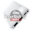 Univerzális hordozható, asztali akkumulátor töltő - HOCO J72 Power Bank - 2xUSB + Type-C + micro USB - 10.000 mAh - fehér