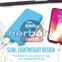 Univerzális hordozható, asztali akkumulátor töltő - Juice ECO 3 Power Bank - 2xUSB +Type-C - 10.000 mAh - világos kék