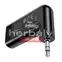 HOCO Bluetooth vezeték nélküli AUX vevőegység - HOCO E53 In-Car AUX Wireless Receiver - fekete
