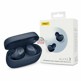 Jabra TWS Bluetooth sztereó headset v5.2 + töltőtok - Jabra Elite 3 True Wireless Earphones with Charging Case - kék