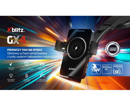 XBLITZ GX2 Gyorstöltős autós telefontartó
